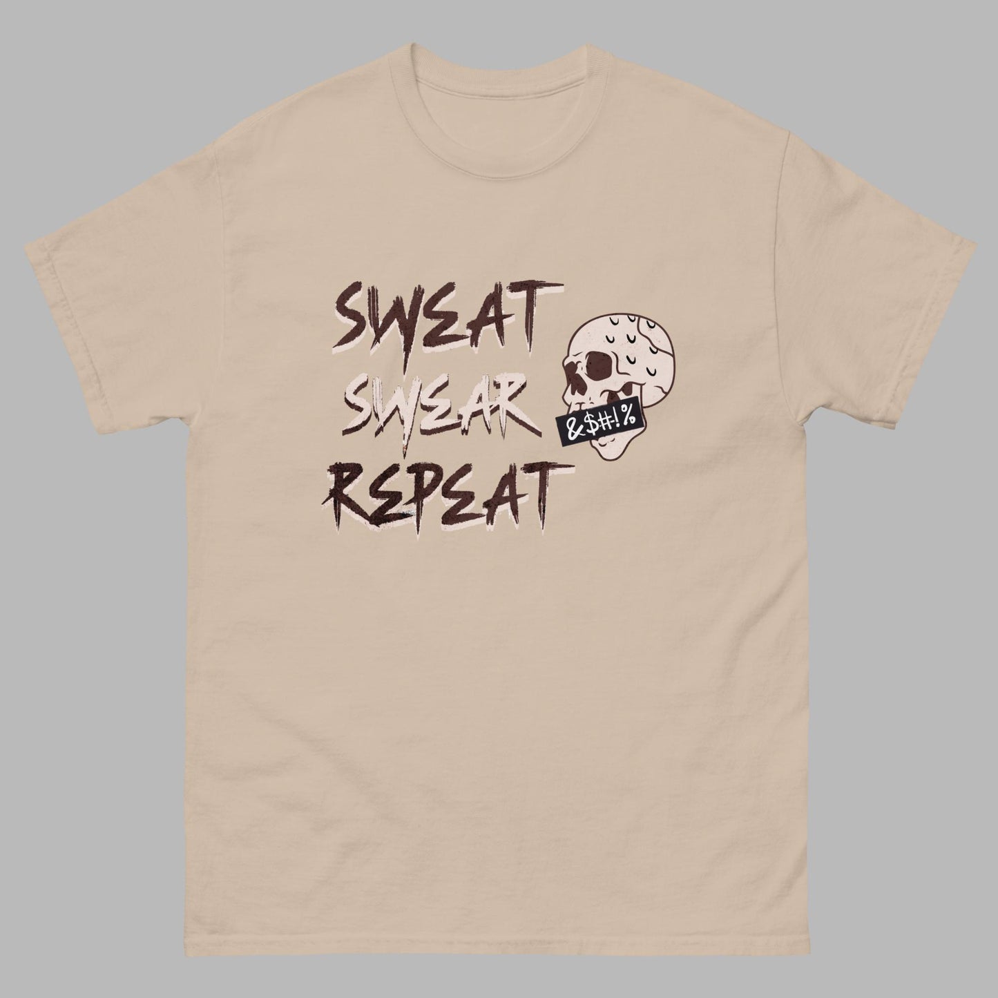 BBLVD - Unisex Sweat,Swear,Repeat T-Shirt.