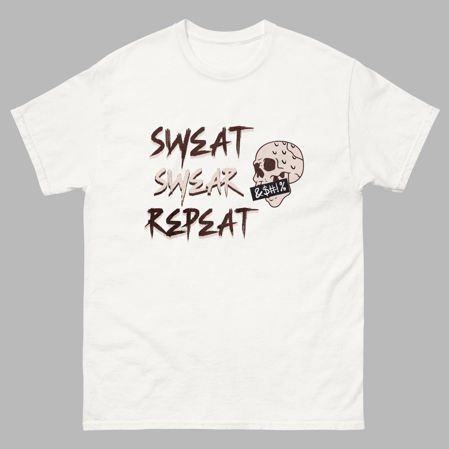 BBLVD - Unisex Sweat,Swear,Repeat T-Shirt.